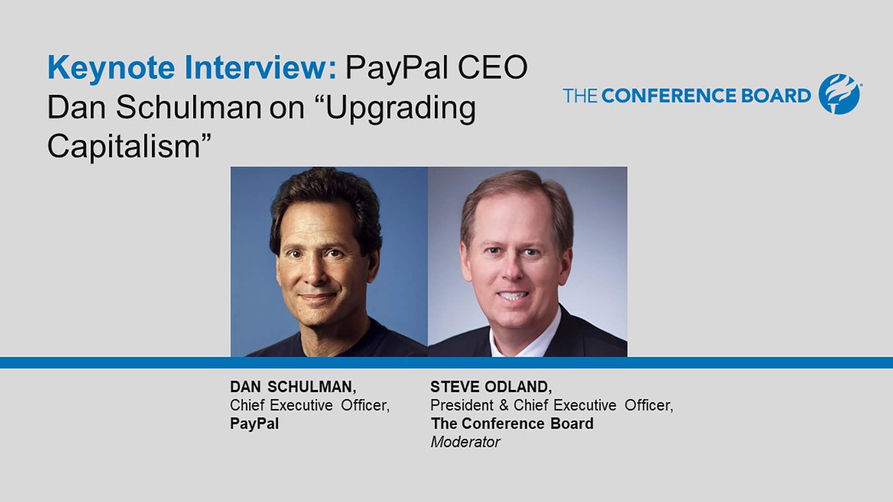 Building a More Civil & Just Society: Session E - Keynote Interview PayPal CEO Dan Schulman on Upgrading Capitalism. 22 Mins
